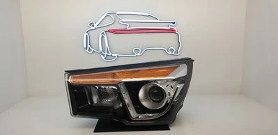 SSANGYONG RODIUS II Basic Lens 12-13 LHD Frontscheinwerfer Links Fahrerseite - Bild 1 von 4