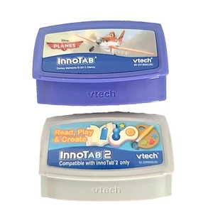 Vtech InnoTab Disney Planes & InnoTab2 Read Play Create Game Cartridges UNTESTED - Picture 1 of 10