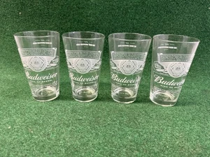 VINTAGE SAMMLERSTÜCK BUDWEISER PINT BIERGLÄSER 1 oder 2 kaufen - Bild 1 von 4