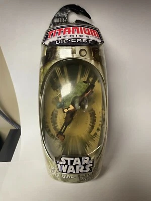 Star Wars Titanium Series Diecast Leia's Speeder Bike Return of the Jedi RARE! - Image 1 of 2