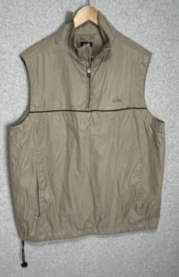 Chaleco Izod Golf Para Hombre Talla L Grande Sin Mangas Cuarto Cremallera Foto 1 de 4