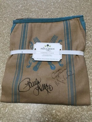 Delantal Paula Deen Firmado Paula Deen XO Capitán Michael SUPER RARO  Foto 1 de 3