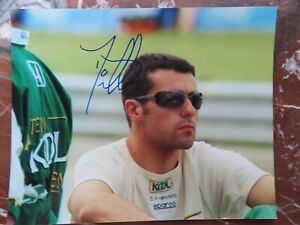 Signed Autographed 8 x 10 Photo Indy 500 Race Car Driver Dario Franchitti CU
