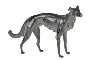 Antique Bronze Figurine Greyhound Statue 6.5" MADE IN AUSTRIA - Picture 1 of 3