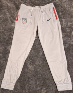 Nike USA Soccer Gray Training Workout Jogger Pants Men’s Size Large #DH4849-050 - Picture 1 of 13