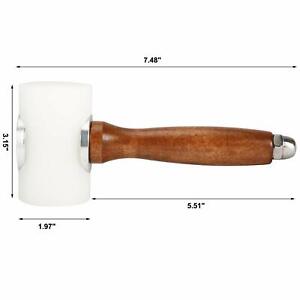Nylon Hammer Mallet Leathercraft Leather Carving Hammer DIY Sew Leather Cowhide