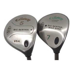 Callaway Big Bertha Ladies 5 and 7 Fairway Woods Golf Clubs RH 41.5” Bundle - Picture 1 of 6