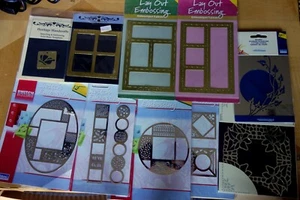 Brass/SS Stencils Large Selection to Choose From Embossing,Bells,Fantasy,Xmas... - Picture 1 of 37