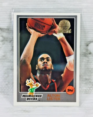 1992-93 TOPPS ARCHIVES BASKETBALL #17 ALTON LISTER (GOLD STAMP) BUCKS! - Image 1 of 2
