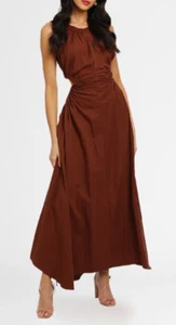 Maxi Vestido CAMILLA AND MARC Coppola Marrón Talla 12 AU | PRECIO DE VENTA SUGERIDO POR EL FABRICANTE 650,00 CON DEFECTOS - Imagen 1 de 12