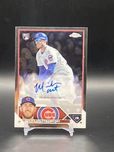 2023 Topps Crome Update Miles Mastrobuoni RC auto Chicago Cubs  - Picture 1 of 2