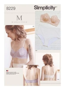 SIMPLICITY 8229 MISSES UNDERWIRE BRAS & Pants Pattern Sizes 32A-42DD Pants XS-XL - Picture 1 of 6