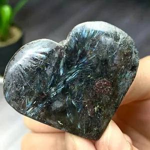 44G Mágico Natural Rosa Rojo En Forma de Corazón Cristal Mineral Espécimen - Imagen 1 de 18