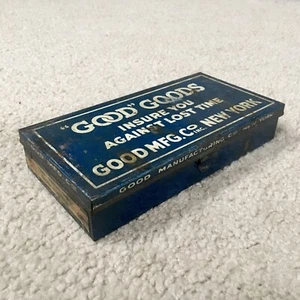 Vintage Good Manufacturing Co. Swinging Spout Washers Box With Contents - Rare!! - Picture 1 of 12