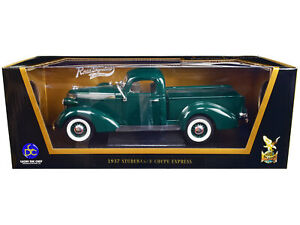 1937 Studebaker Express Pickup Truck Green 1/18 Diecast Car Road Signature