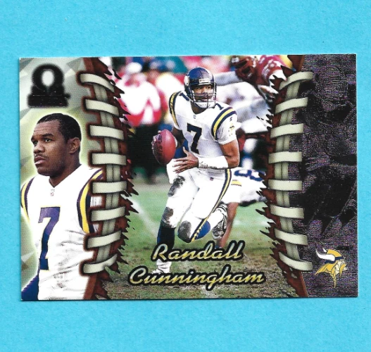 1998 Pacific Omega Football Card #134 Randall Cunningham - Image 1 of 1