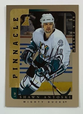1997 Pinnacle Be A Player #120 Shawn Antoski Auto Card HRA3 - Image 1 of 2