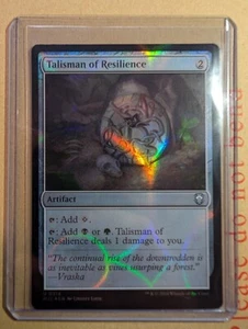 Talisman of Resilience Ripple Foil - Modern Horizons 3 - MTG - Free Postage - Foto 1 di 1