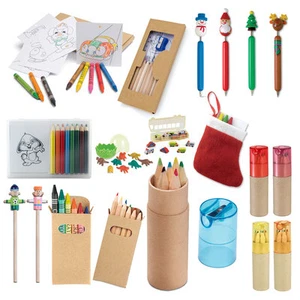 FARBENSTIFT BLEISTIFTE - KINDER PARTY TASCHE HOCHZEIT GEFALLEN GESCHENK LOOT KINDER STIFT - Bild 1 von 15