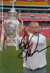 Steve McNamara Firmada a Mano Catalanes Dragones 6x4 Foto Liga de Rugby Autógrafo 1 - Imagen 1 de 1