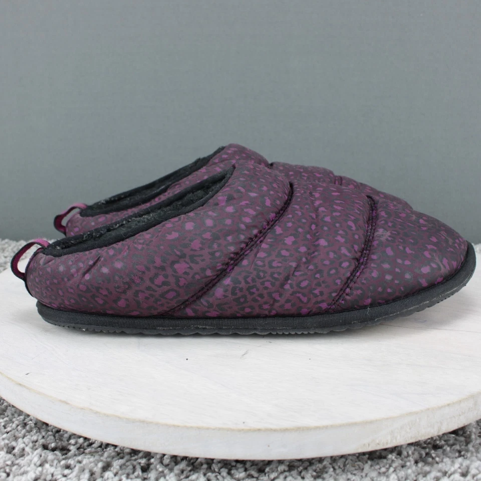 Chinelos Sorel Feminino 9 Roxo Isolado Acolchoado Conforto Interior Externo - Imagem 1 de 4