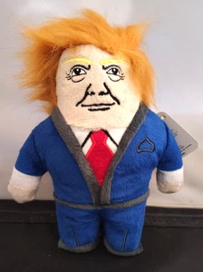 Donald Trump Plush Bark Box Presidential Dog Toy Squeak Plush Trump - Picture 1 of 8