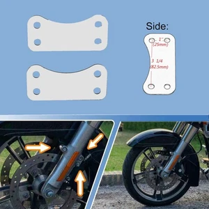 Elevadores de guardabarros delanteros de 21"" soportes de elevación aptos para Harley Davidson Touring... - Imagen 1 de 4
