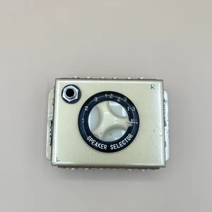 Stereo 3 Speaker Selector Switch Left Right Amp Untested Japan Vintage - Picture 1 of 6