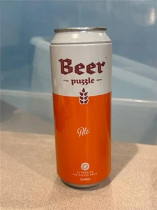 Luckies of London Ale-Beer 2 Puzzles in einer Dose, orange, Dose 15 x 6 VERSIEGELT - Bild 1 von 3