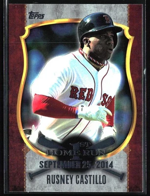 2015 Topps #FHR-22 Rusney Castillo First Home Run Silver (Series Two) - Image 1 of 2