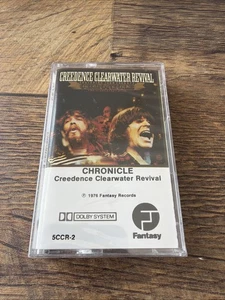 Creedence Clearwater Revival - Chronicle 1976 Fantasy Records Cassette Sealed - Imagen 1 de 4