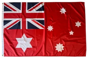 1901 Commonwealth Australia Federal Flag XL 180x120cm Red ANZAC Australia Flag - Picture 1 of 5