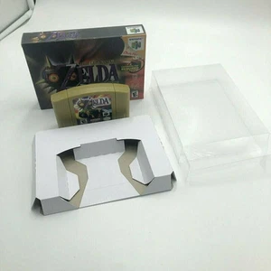 Nintendo 64 N64 Game Box Only Inserts and Protector CIB Zelda Majoras Mask - Picture 1 of 1