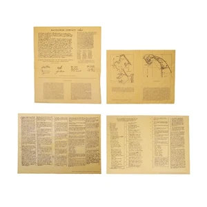 Mayflower kompakt Pergamentpapier Poster historisches Dokument Wohndeko Wandkunst - Bild 1 von 5