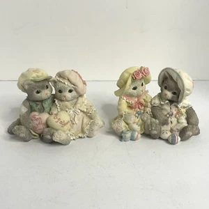 2 Enesco Calico Kittens Figurines “You Make Life Colorful" Paws-itively In Love” - Picture 1 of 9