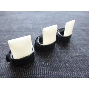 Koto Plectrum Finger Pick Nail Belt Adjustment Set 3 Pieces M, M, L Ikuta Style - Picture 1 of 7