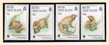 Britisch Virgin Island 1994 Satz 814/17 WWF/Leguane schon postfrisch