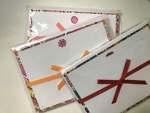 NWT Vera Bradley Correspondence Cards clementine, painted feathers, pixie blooms