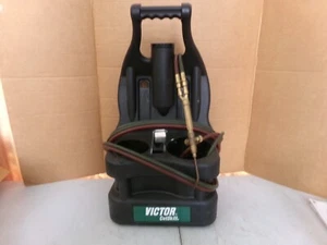 VICTOR CUTSKILL 1421-0084 PORTABLE TANK TOTE W/HOSES, TORCH, VALVES - Picture 1 of 9