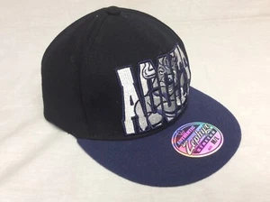 Cappello/Berretto Baseball Utah State University Aggies Zephyr Elasticizzato Nero M/L - Foto 1 di 5