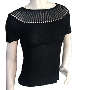 BYBLOS Eleganter Damen Viskose Viskose Pullover Größe Small 42 Made In Italy - Bild 1 von 11