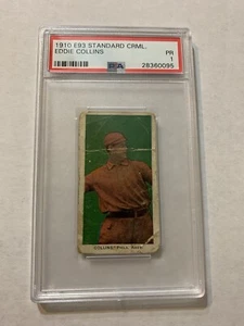 1910 E93 Eddie Collins Standard Caramel PSA 1 - Picture 1 of 3