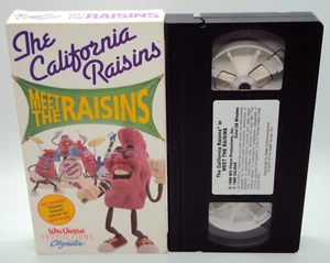 THE CALIFORNIA RAISINS MEET THE RAISINS VHS Will Vinton Claymation 1988 EP Mode - Bild 1 von 4