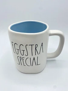Rae Dunn Easter “Eggstra Special” Mug With Blue Inside LL By Magenta - Picture 1 of 3