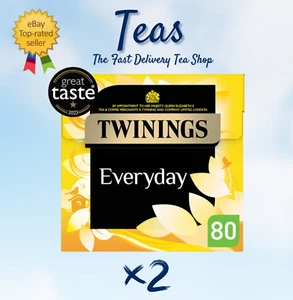 NEU - TWININGS EVERYDAY - 160 Teebeutel - starker englischer Frühstückstee - SCHNELLE P&P - Bild 1 von 1