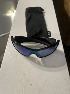 Oakley Batwolf Ghost Text Polarized Sunglasses With Microfiber Pouch - Picture 1 of 13
