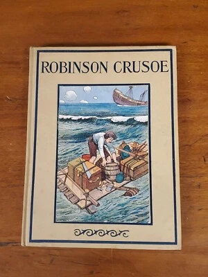 The Adventures of Robinson Crusoe by Daniel Defoe / c. 1915 - Barse & Hopkins - Image 1 of 4