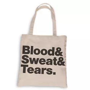 Borsa Blood Sweat & Tears, borsa per la spesa, 100% cotone - Foto 1 di 6