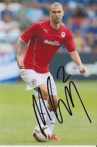 FOTO 6X4 FIRMADA A MANO POR MATTHEW CONNOLLY DE CARDIFF CITY. - Imagen 1 de 1