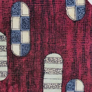 Corbata corta XMI para hombre 100 % seda longitud: 56" ancho: 4" en muy buena condición - Imagen 1 de 4